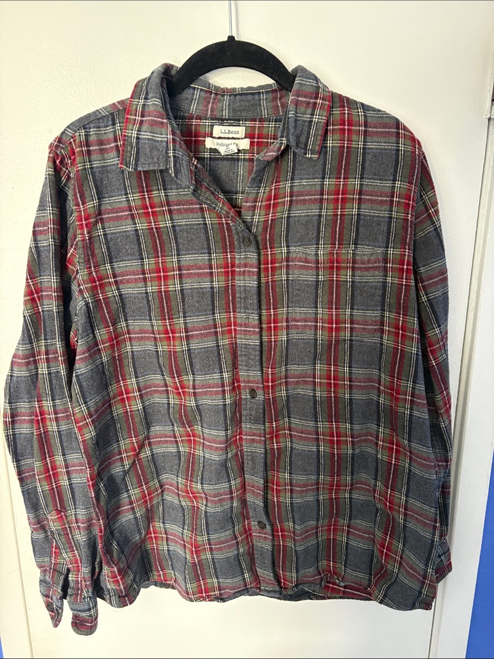 Women's Scotch Plaid Flannel Shirt, Relaxed